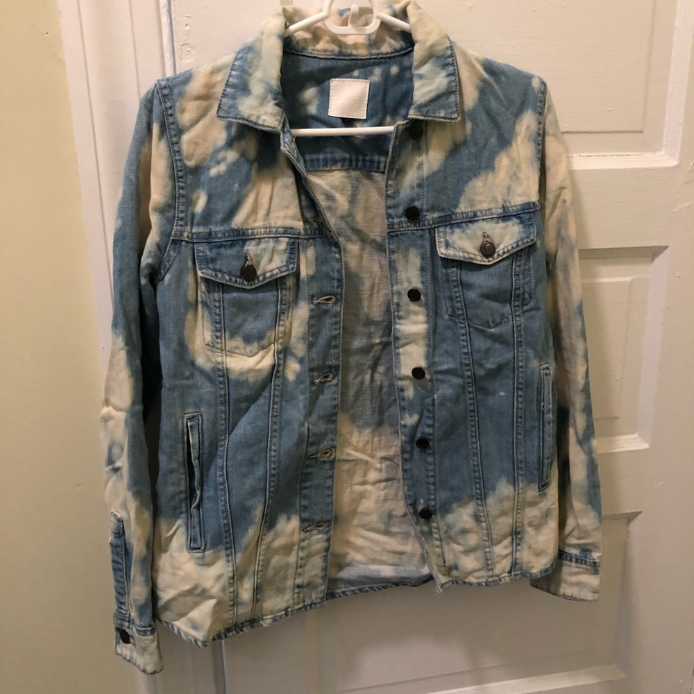 Joe's jean acid wash denim jean jacket sz S